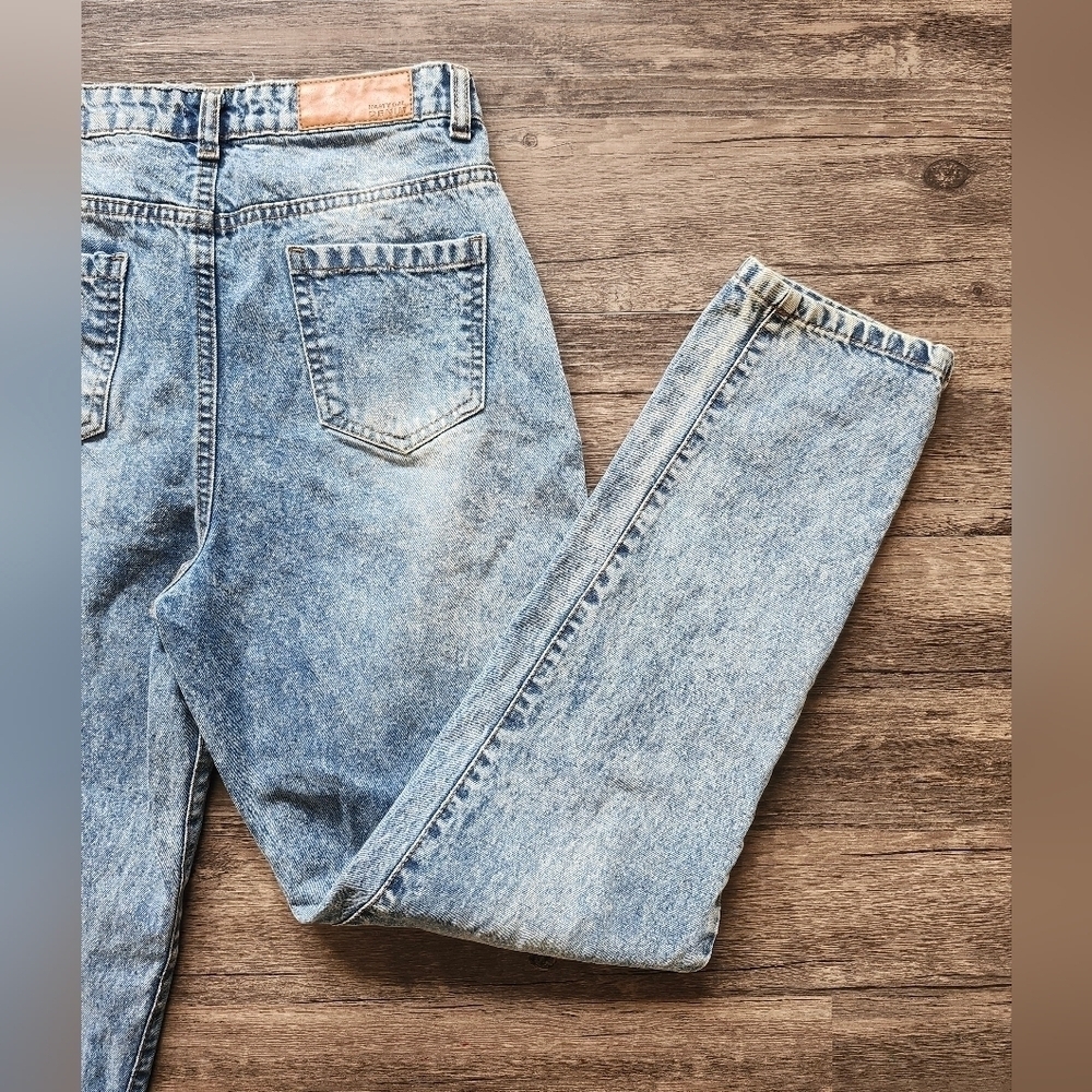 Nasty Gal Acid Wash Denim Jeans